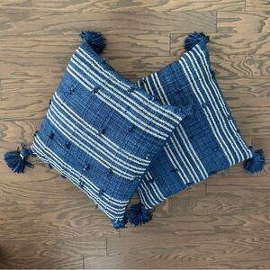 Kirkland’s Home Woven and Knotted Throw Pillows - Set of 2